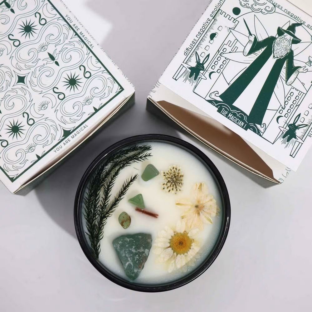 Hop Hare Crystal Magic Flower Candle – The Magician